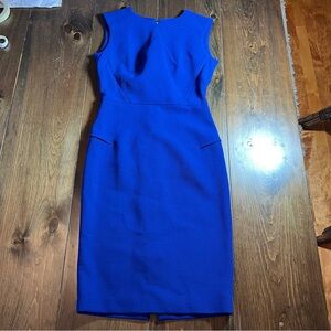 Roland Mouret Vibrant Blue Midi Dress